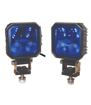 Focos de trabajo LED 9W 1000 LM azul - Ribot24FPM