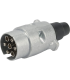 Clavija 7 polos aluminio - Ribot24FPM