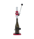 Chapadora taponadora de columna con casquillo para tapones de corona