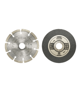 6 discos de corte para amoladora angular de 115 mm RYOBI - Ribot24fpm