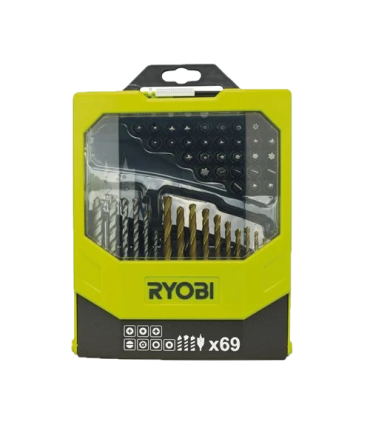 Estuche con 69 piezas para taladrar y atornillar RYOBI - Ribot24fpm
